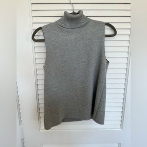 Zara Turtleneck Sweater Vest (grey, Size Small)